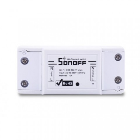 Relė 1 kanalo valdoma Wi-Fi iki 10A Sonoff BASICR2